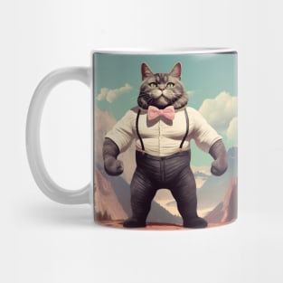 Feline Flex: The Beefcake Kitty Brigade - Hoss Mug